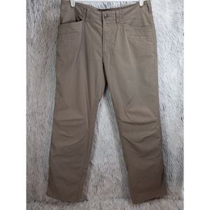 5.11 Tactical Pants Mens 33x32 Khaki Flat Front Utility Outdoor Chino Bottoms